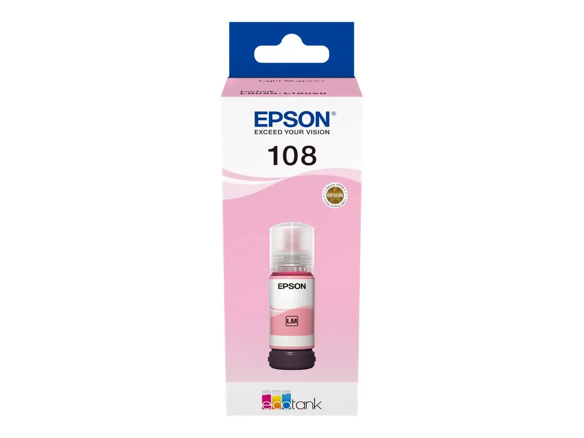 Консуматив, Epson 108 EcoTank Light Magenta ink bottle - image 1