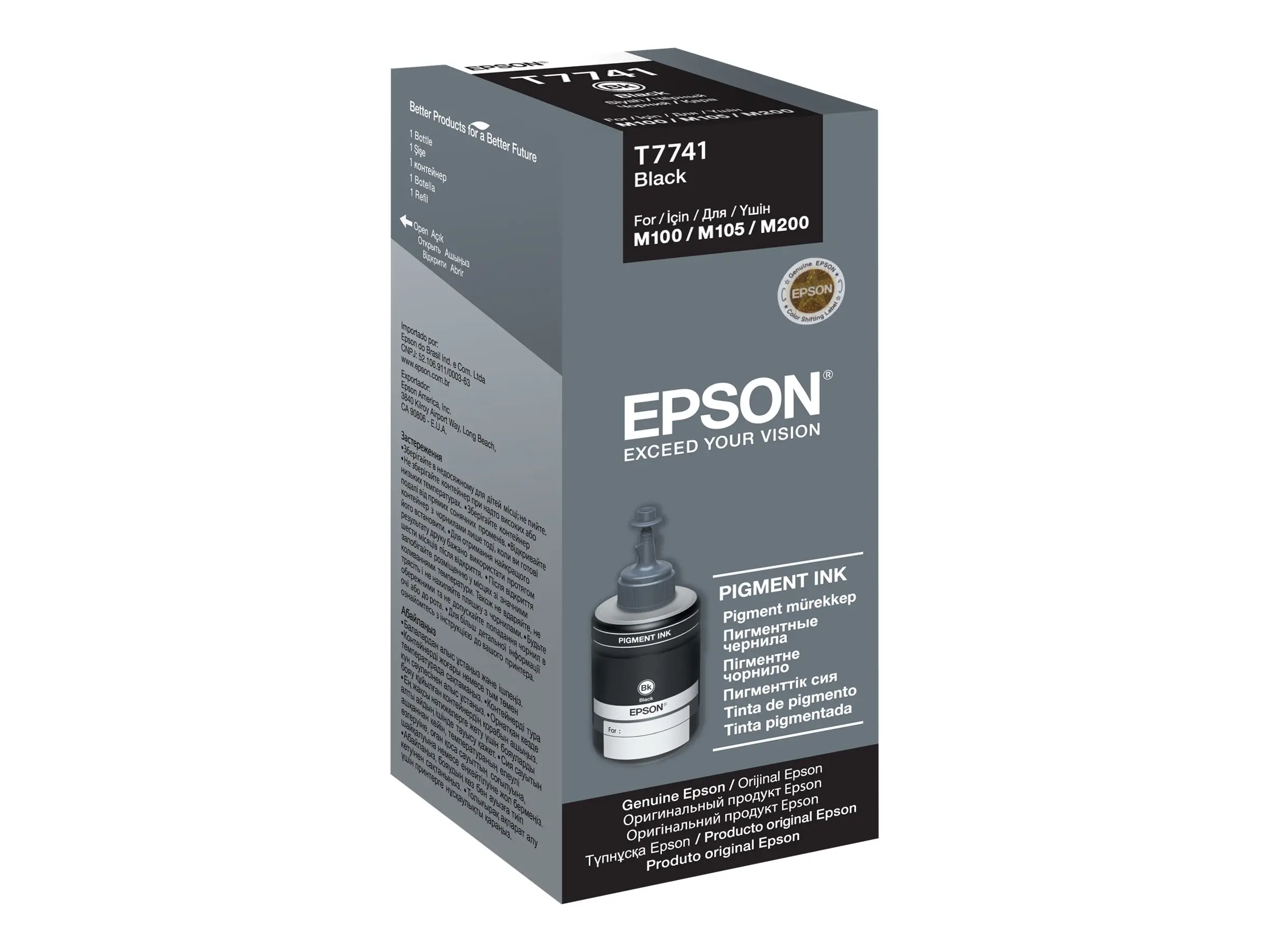 Консуматив, Epson T7741 Pigment Black ink bottle 140ml - image 2