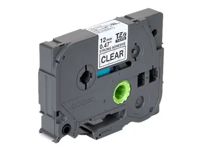 Консуматив, Brother TZe-S131 Black On Clear Adhesive Tape, 12mm, 8m - image 5