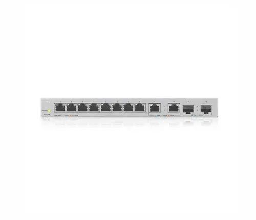 Комутатор, ZyXEL XGS1210-12, 8-Port Gigabit webmanaged Switch with 8 port 1G + 2-Port 2.5G + 2-Port SFP+ - image 1