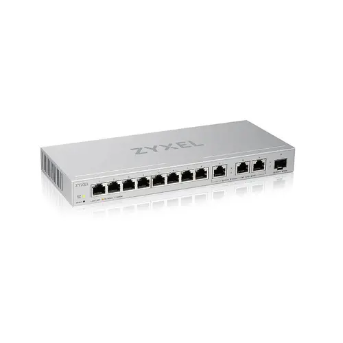 Switch, ZyXEL XGS1250-12, 12-Port Gigabit webmanaged Switch cu 8 porturi 1G + 3 porturi MultiGig 1/2.5/5/10G + 1 port SFP+ - 1
