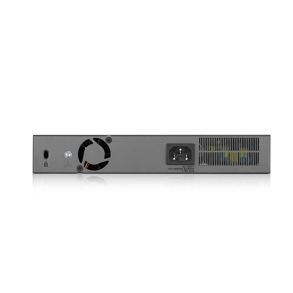Switch, ZyXEL GS1350-12HP, 12 Port managed CCTV PoE switch, long range, 130W - image 2