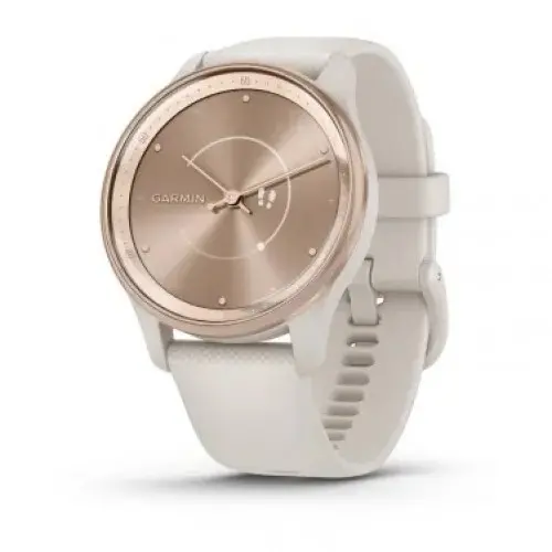 Garmin vívomove® Trend - Peach Gold безел с Ivory корпус и силиконова каишка 010-02665-01