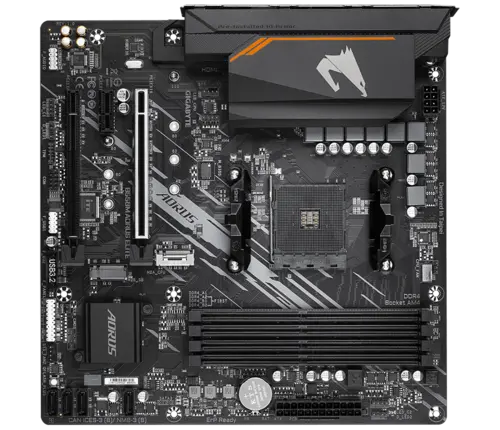 Дънна платка, GIGABYTE GB B550M AORUS ELITE 1.0 - image 1