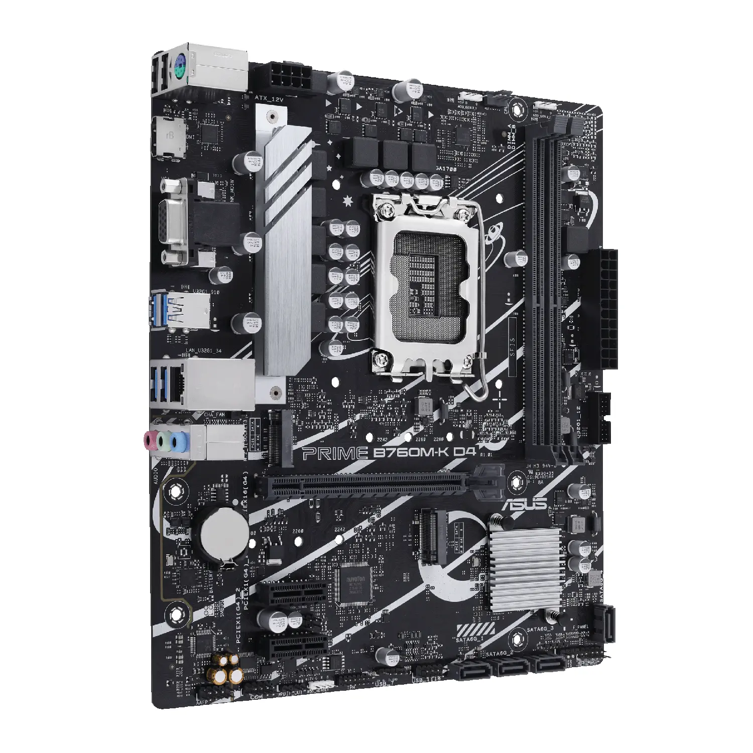 Дънна платка, ASUS PRIME B760M-K D4 - image 1