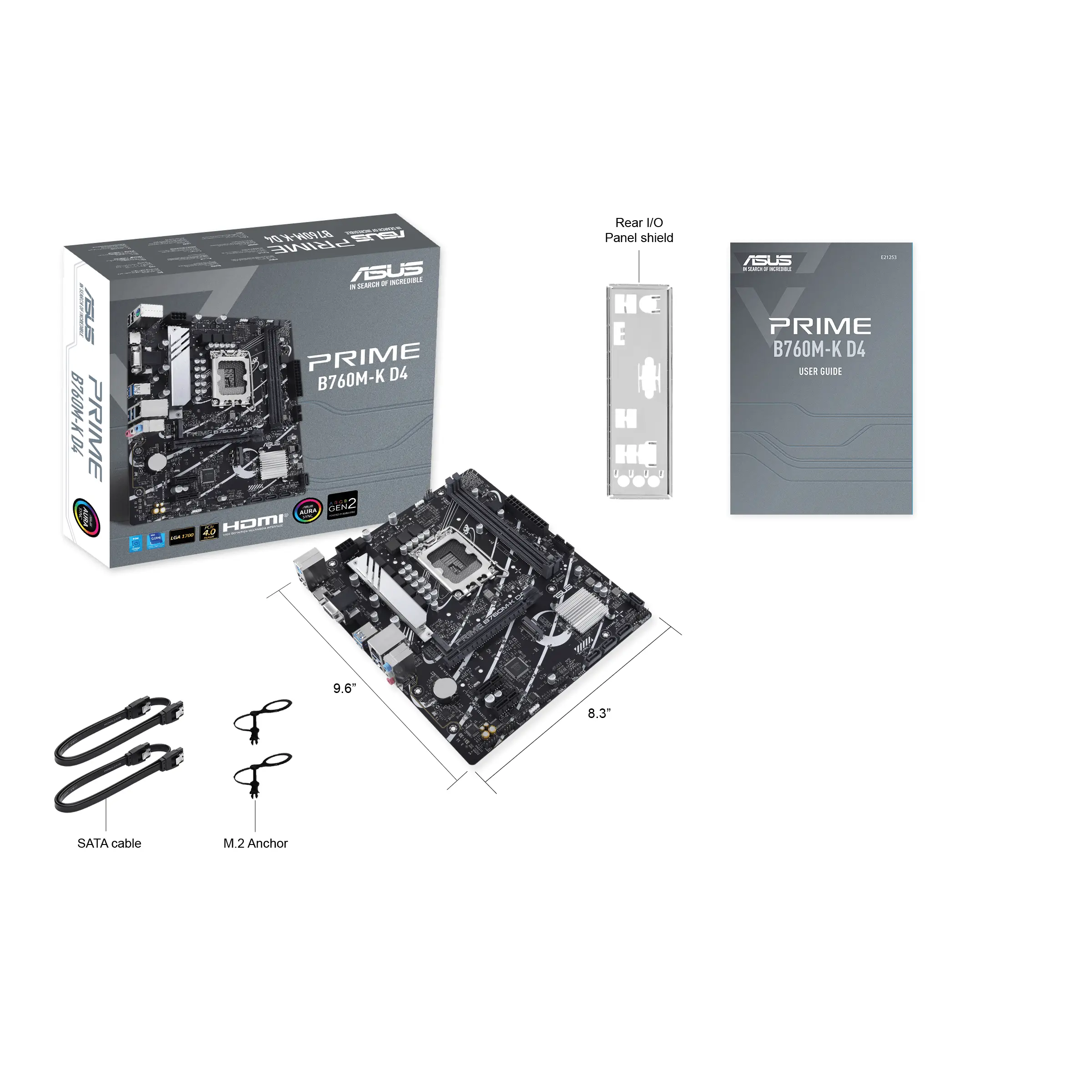 Дънна платка, ASUS PRIME B760M-K D4 - image 4
