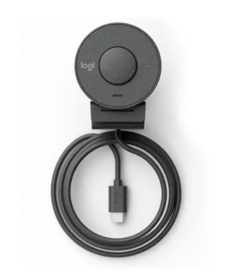 Уебкамера, Logitech Brio 300 Full HD webcam - GRAPHITE - EMEA28-935 - image 5