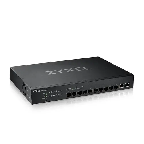 Комутатор, ZyXEL XS1930-12F, 10-port 10G Smart Managed Fiber Switch, 2 Multi-Gigabit Ports