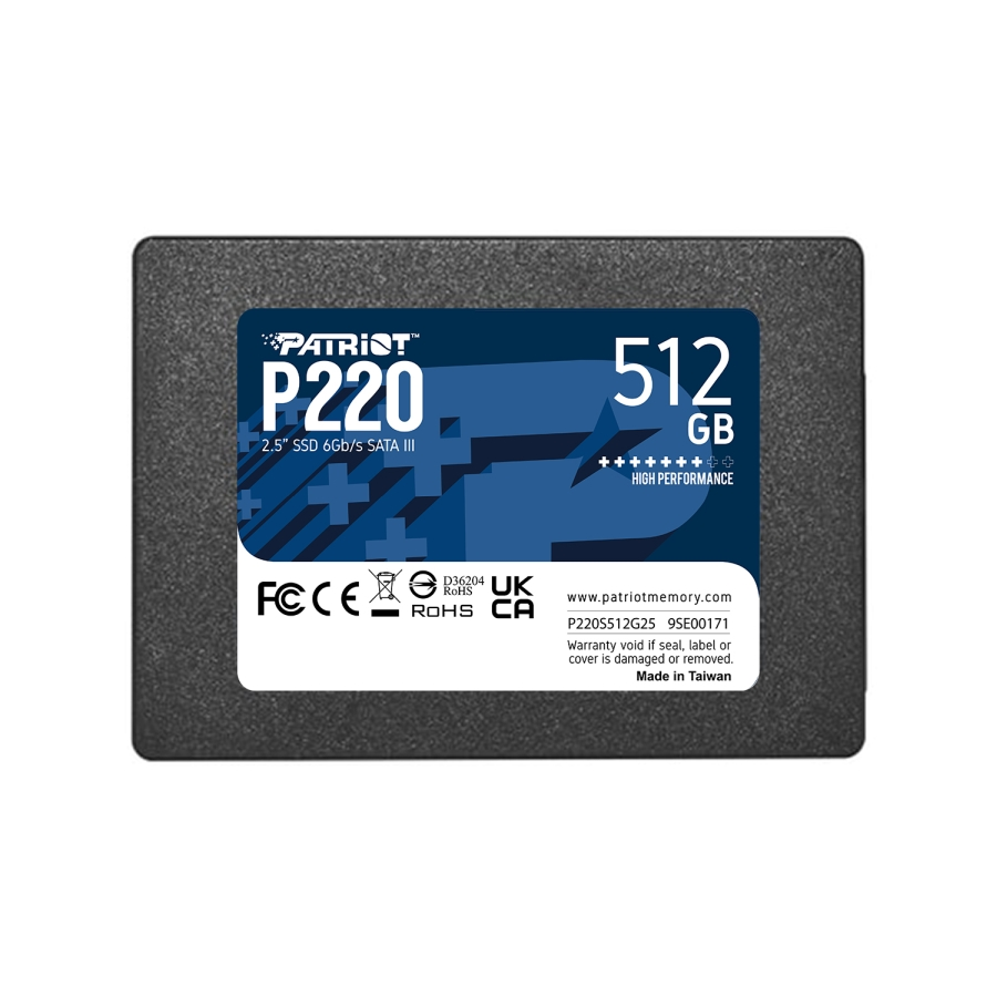 Твърд диск, Patriot P220 512GB SATA3 2.5