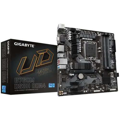 Дънна платка, GIGABYTE GB B760M DS3H DDR4 /LGA1700