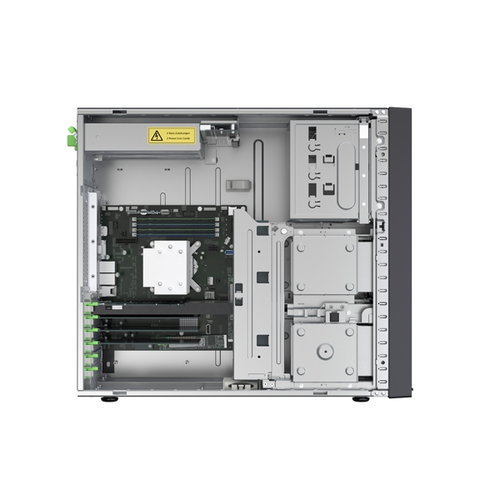 Сървър, Fujitsu PRIMERGY TX1330 M5,  Intel Xeon E-2388G, 1x32GB U 3200 2R, Basic kit 8x2.5" SAS/SATA Hot-plug, 2x SSD M.2  Drives, eLCM Activation License preloaded, 500W modular Power Supply Module , hot plug, titanium (96% efficiency), FTS wide / FTS - image 1