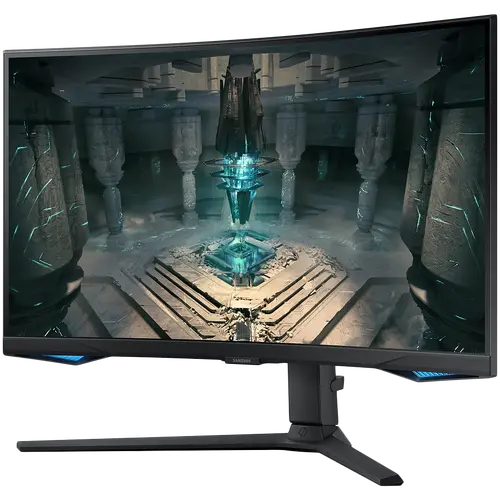 Монитор, Samsung 27BG650 27" Odyssey G6 Smart, Curved 1000R, VA, 240 Hz, 1 ms GTG, 2560x1440, 350 cd/m2, 2500:1 Contrast, Eye Saver, Flicker Free, AMD FreeSync Premium Pro, DP 1.4, 2xHDMI 2.1, 2xUSB, Wi-Fi, Bluetooth, Speakers, Tizen, Black - image 1