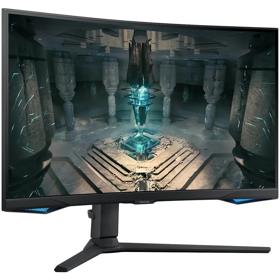 Монитор, Samsung 27BG650 27" Odyssey G6 Smart, Curved 1000R, VA, 240 Hz, 1 ms GTG, 2560x1440, 350 cd/m2, 2500:1 Contrast, Eye Saver, Flicker Free, AMD FreeSync Premium Pro, DP 1.4, 2xHDMI 2.1, 2xUSB, Wi-Fi, Bluetooth, Speakers, Tizen, Black - image 2
