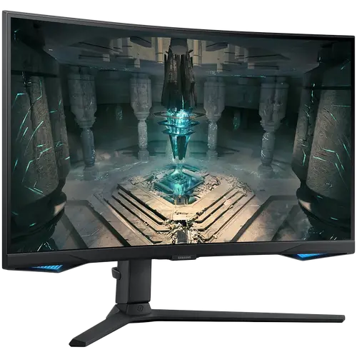 Монитор, Samsung 27BG650 27" Odyssey G6 Smart, Curved 1000R, VA, 240 Hz, 1 ms GTG, 2560x1440, 350 cd/m2, 2500:1 Contrast, Eye Saver, Flicker Free, AMD FreeSync Premium Pro, DP 1.4, 2xHDMI 2.1, 2xUSB, Wi-Fi, Bluetooth, Speakers, Tizen, Black - image 2