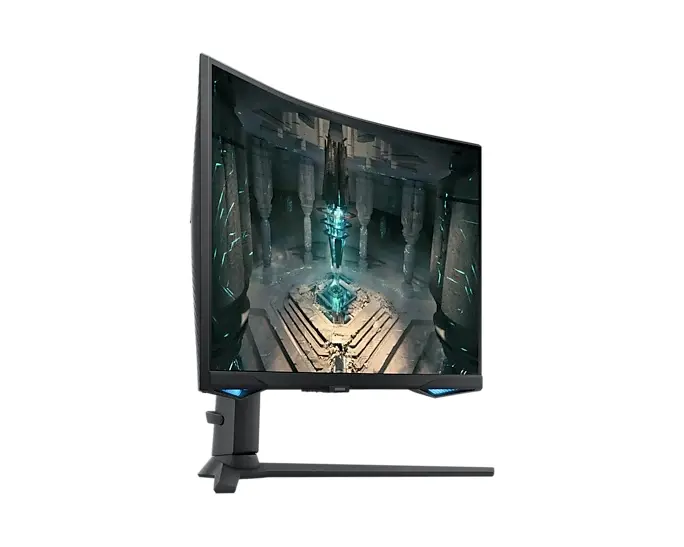 Монитор, Samsung 27BG650 27" Odyssey G6 Smart, Curved 1000R, VA, 240 Hz, 1 ms GTG, 2560x1440, 350 cd/m2, 2500:1 Contrast, Eye Saver, Flicker Free, AMD FreeSync Premium Pro, DP 1.4, 2xHDMI 2.1, 2xUSB, Wi-Fi, Bluetooth, Speakers, Tizen, Black - image 4
