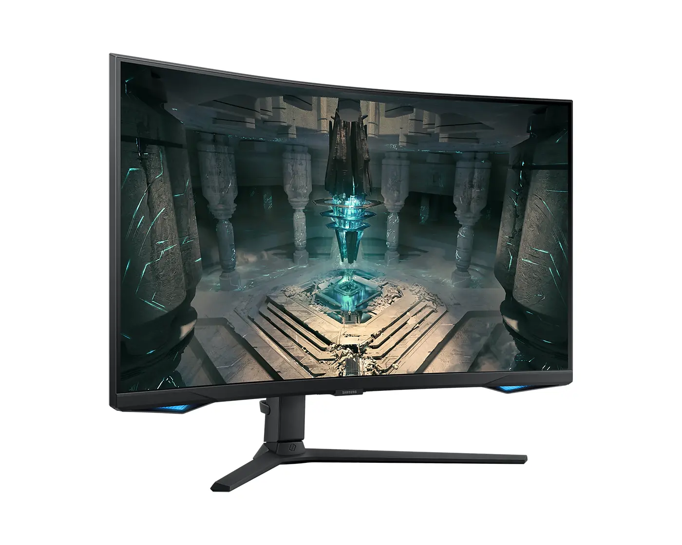 Монитор, Samsung 32BG650 32" Odyssey G6 Smart, Curved 1000R, VA, 240 Hz, 1 ms GTG, 2560x1440, 350 cd/m2, 2500:1 Contrast, Eye Saver, Flicker Free, AMD FreeSync Premium Pro, DP 1.4, 2xHDMI 2.1, 2xUSB, Wi-Fi, Bluetooth, Speakers, Tizen, Black - image 1