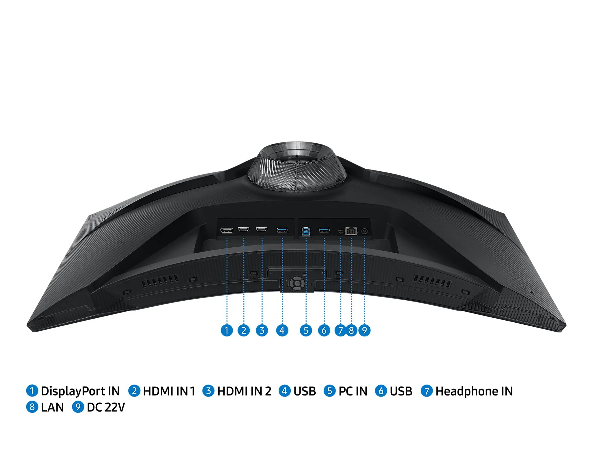 Монитор, Samsung 32BG650 32" Odyssey G6 Smart, Curved 1000R, VA, 240 Hz, 1 ms GTG, 2560x1440, 350 cd/m2, 2500:1 Contrast, Eye Saver, Flicker Free, AMD FreeSync Premium Pro, DP 1.4, 2xHDMI 2.1, 2xUSB, Wi-Fi, Bluetooth, Speakers, Tizen, Black - image 7