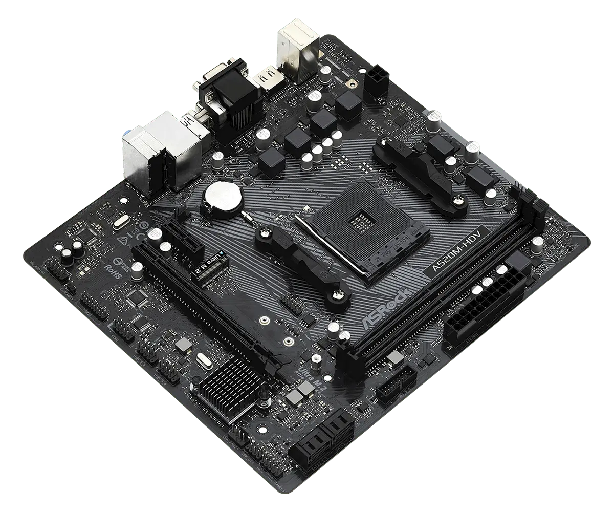 Μητρική πλακέτα, ASROCK A520M-HDV /AM4 - image 2
