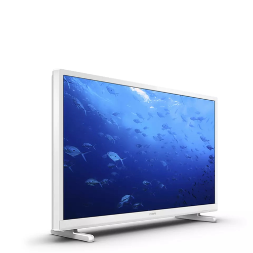 Телевизор, Philips 24PHS5537/12, 24" HD LED TV 1366x768, DVB-T/T2/T2-HD/C/S/S2, MPEG4, PAL,SECAM, HEVC, HDMI*2, VGA/DVI, Cl+, Digital audio output (optical), Audio in, Headphone out, 6W RMS, White - image 1