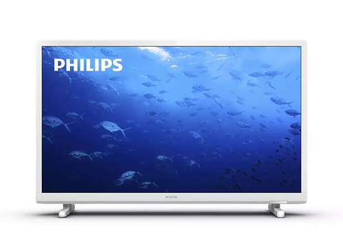 Телевизор, Philips 24PHS5537/12, 24" HD LED TV 1366x768, DVB-T/T2/T2-HD/C/S/S2, MPEG4, PAL,SECAM, HEVC, HDMI*2, VGA/DVI, Cl+, Digital audio output (optical), Audio in, Headphone out, 6W RMS, White