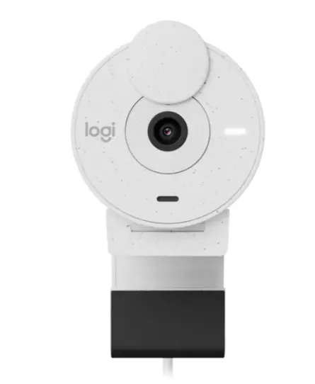 Cameră web, Logitech Brio 300 Full HD webcam - alb murdar - USB - N/A - EMEA28-935 - image 3