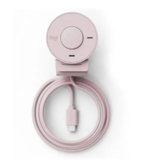 Cameră web, Logitech Brio 300 Full HD webcam - roz - USB - N/A - EMEA28-935 - image 5