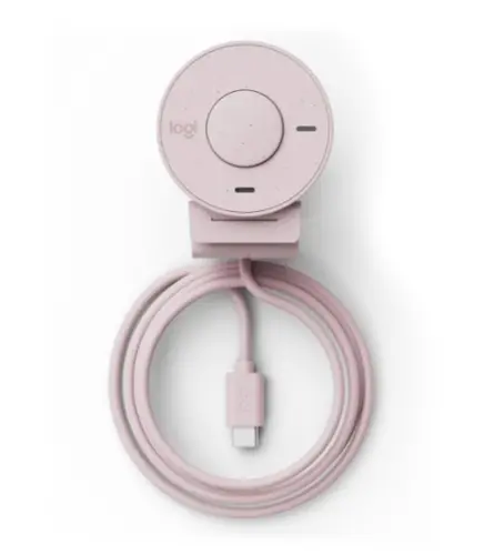 Cameră web, Logitech Brio 300 Full HD webcam - roz - USB - N/A - EMEA28-935 - 6
