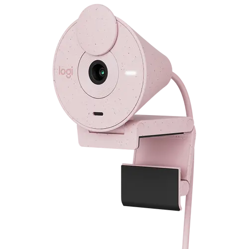 Уебкамера, Logitech Brio 300 Full HD webcam - ROSE - USB - N/A - EMEA28-935