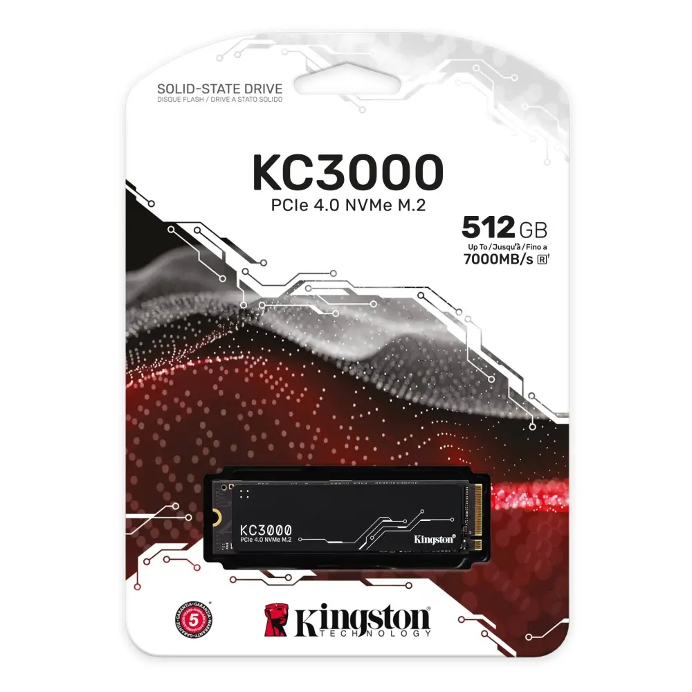 Твърд диск, Kingston KC3000 512GB Gen 4 - image 2