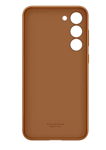 Калъф, Samsung S23+ S916 Leather Cover, Camel - image 1