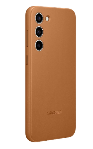 Калъф, Samsung S23+ S916 Leather Cover, Camel - image 2