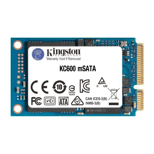 Твърд диск, KINGSTON SKC600MS/256G MSATA