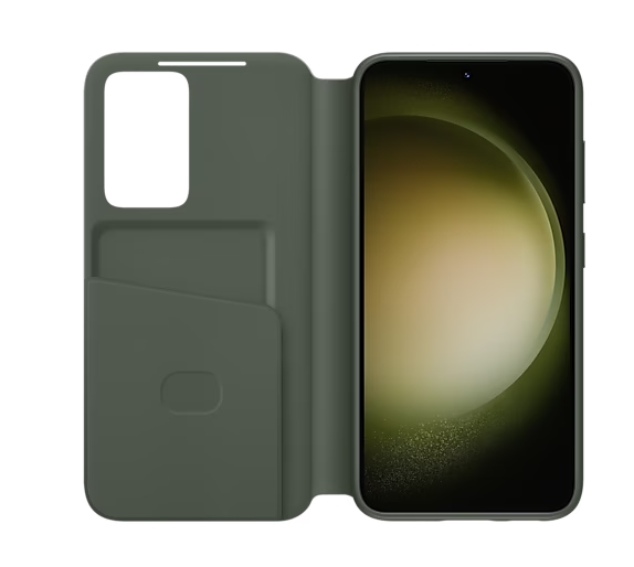 Калъф, Samsung S23 S911 Smart View Wallet Case, Green - image 1