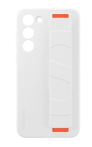 Калъф, Samsung S23+ S916 Silicone Grip Case, White