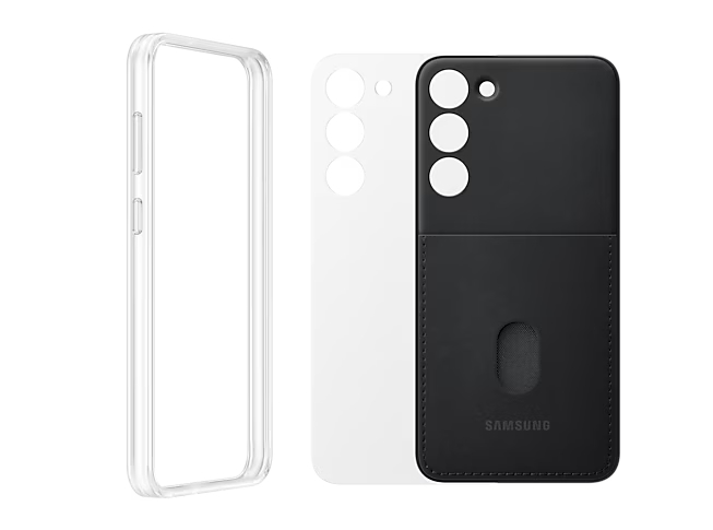 Калъф, Samsung S23+ S916 Frame Case, Black - image 1
