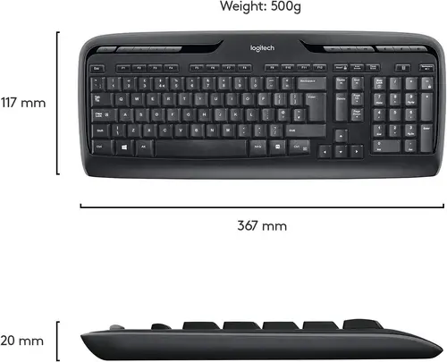 Комплект, Logitech Wireless Combo MK330 - N/A - US INT'L - INTNL - image 2