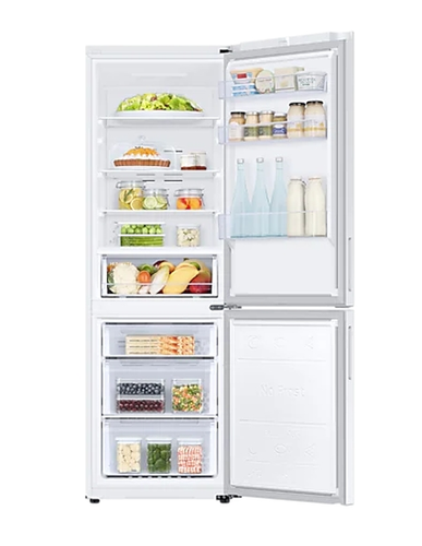 Хладилник, Samsung RB33B610EWW/EF, Refrigerator, Fridge Freezer,344L (230l/114l), Energy Efficiency E, SpaceMax, No Frost, All-Around Cooling, DIT, White - image 5