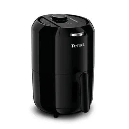 Aparat pentru gătit sănătos, Tefal EY101815, Easy Fry Compact negru 1.6L (1.2kg), setare temperatură, funcții automate (4), temporizator, oprire