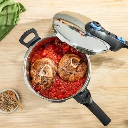 Тенджера, Tefal P2580701, SECURE TRENDY 6L TEFAL AQUA BLU - image 2