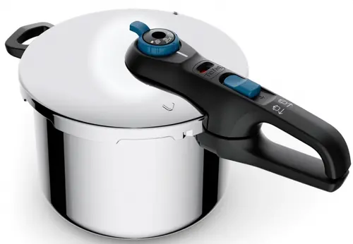 Тенджера, Tefal P2580701, SECURE TRENDY 6L TEFAL AQUA BLU