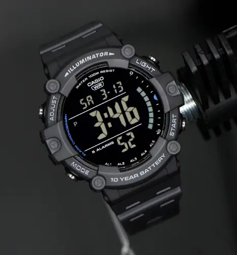 Мъжки дигитален часовник Casio - Casio Collection - AE-1500WH-8BVEF - 2