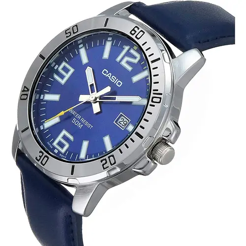 Мъжки аналогов часовник Casio - Casio Collection - MTP-VD01L-2BVUDF - image 1
