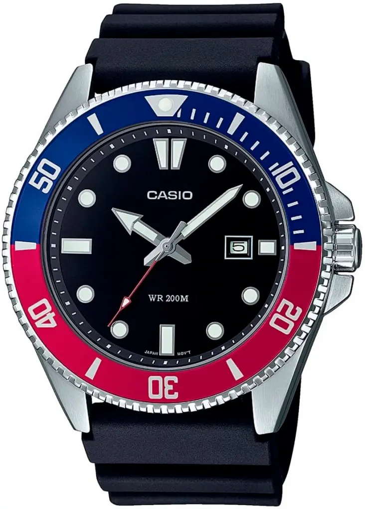 Ανδρικό αναλογικό ρολόι Casio Diving - MDV-107-1A3VEF