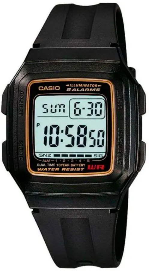 Ανδρικό ψηφιακό ρολόι Casio - Casio Collection - F-201WA-9ADF