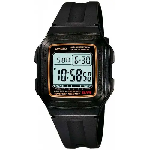 Мъжки дигитален часовник Casio - Casio Collection - F-201WA-9ADF