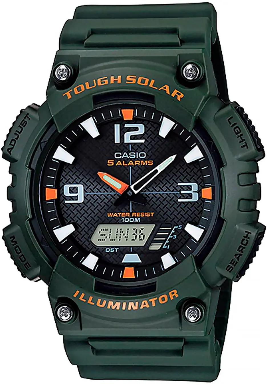 Ανδρικό ψηφιακό ρολόι Casio Solar - Casio Collection - AQ-S810W-3AVDF