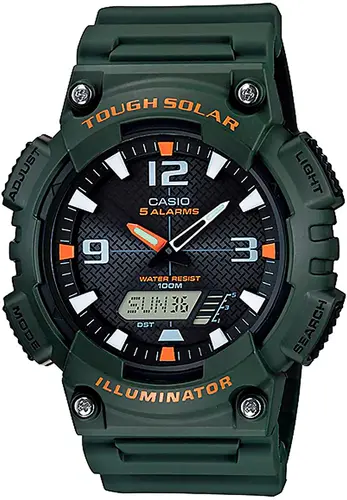 Ανδρικό ψηφιακό ρολόι Casio Solar - Casio Collection - AQ-S810W-3AVDF