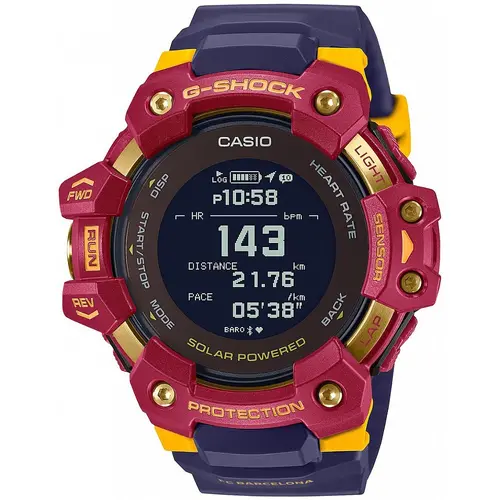 Мъжки часовник Casio G-Shock G-Squad FC Barcelona Limited Edition - GBD-H1000BAR-4ER