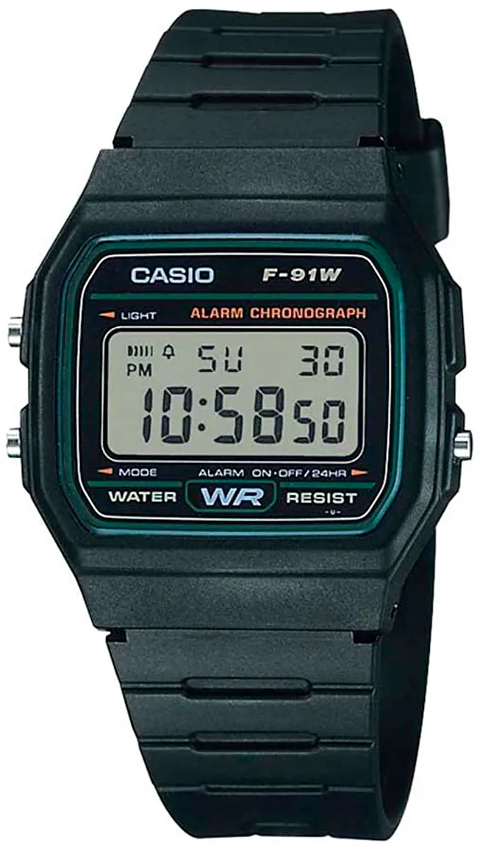 Ceas digital unisex Casio - Casio Collection - F-91W-3HDG