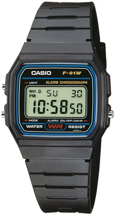 Ceas pentru bărbați CASIO - F-91W-1YEG